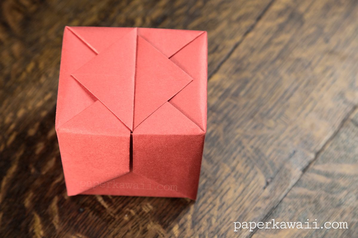 Origami Hinged Box Video Tutorial Paper Kawaii