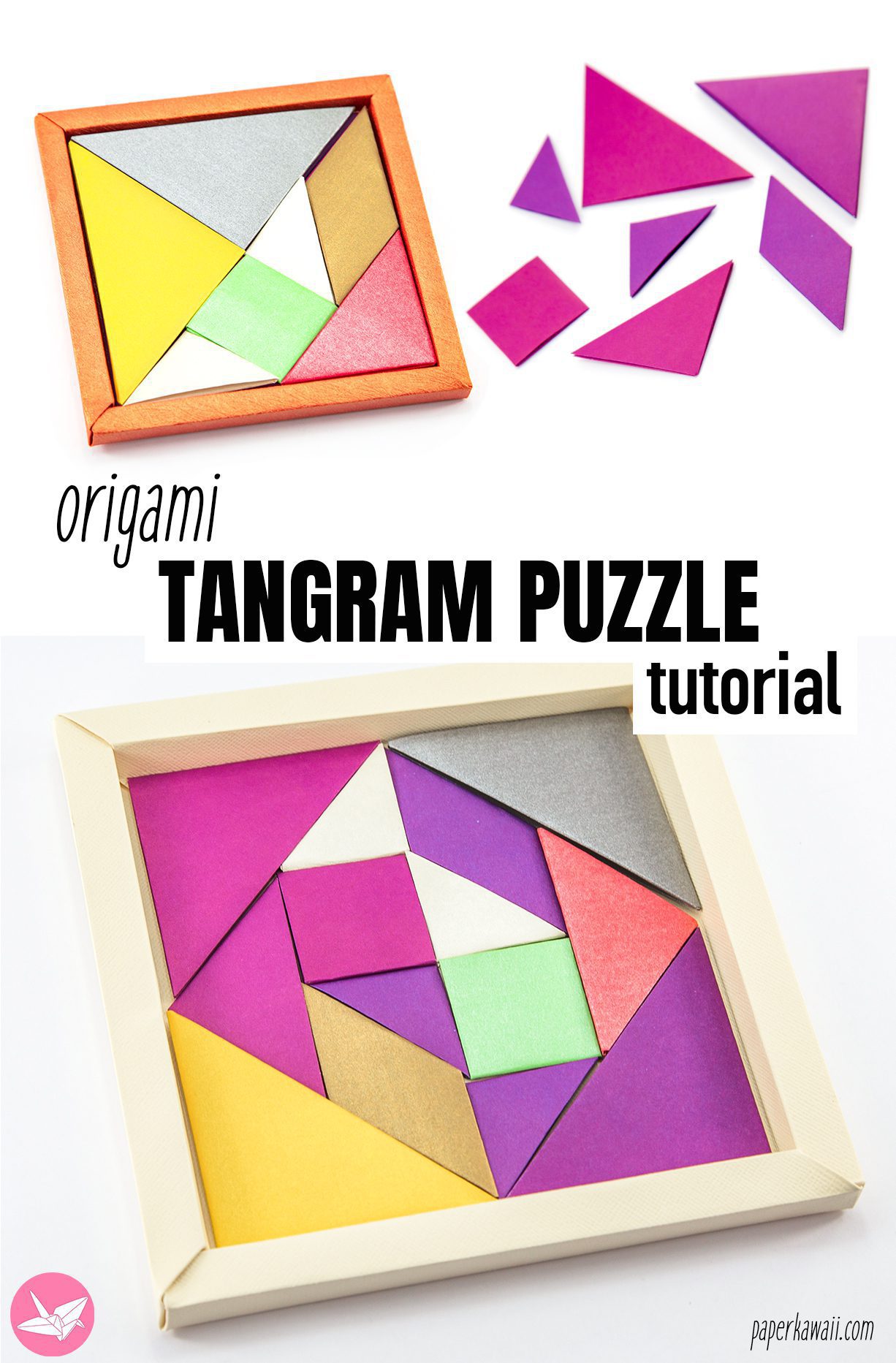 Fun Origami Tangram Puzzle Tutorial Francis Ow