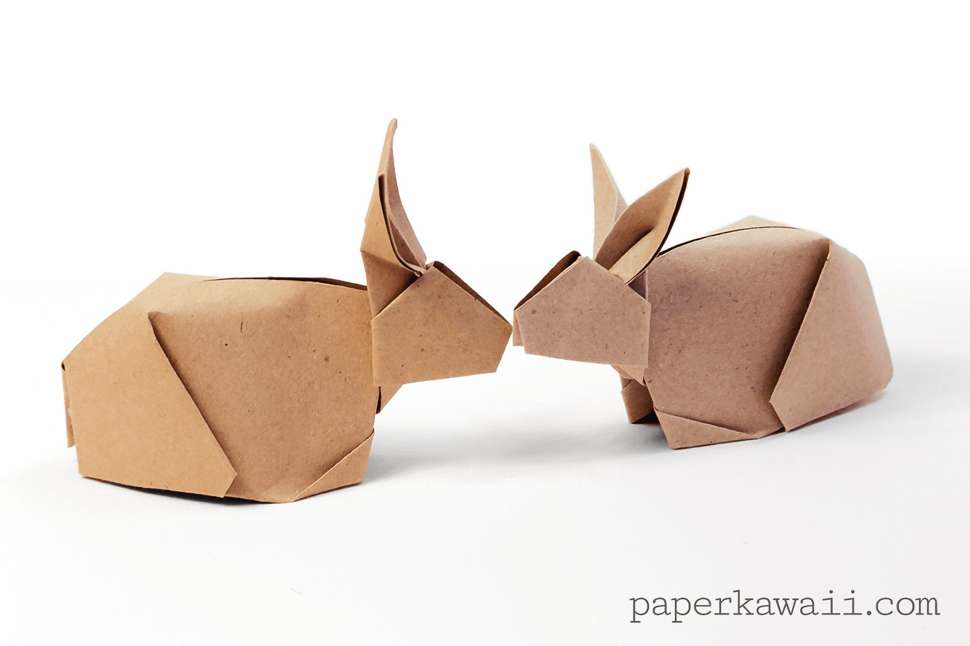 how to make origami rabbit