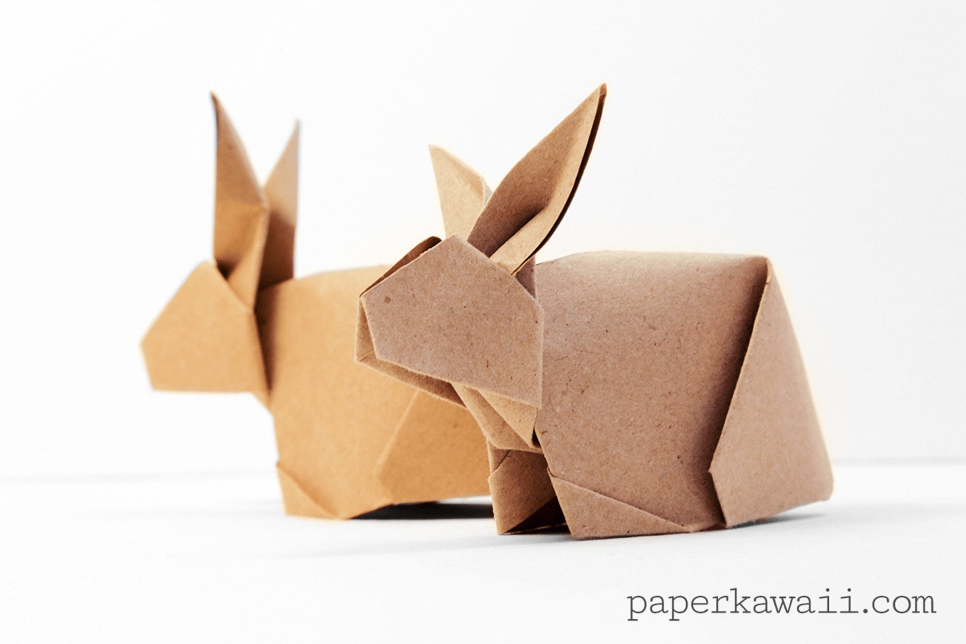 Origami Bunny Rabbit Tutorial Paper Kawaii