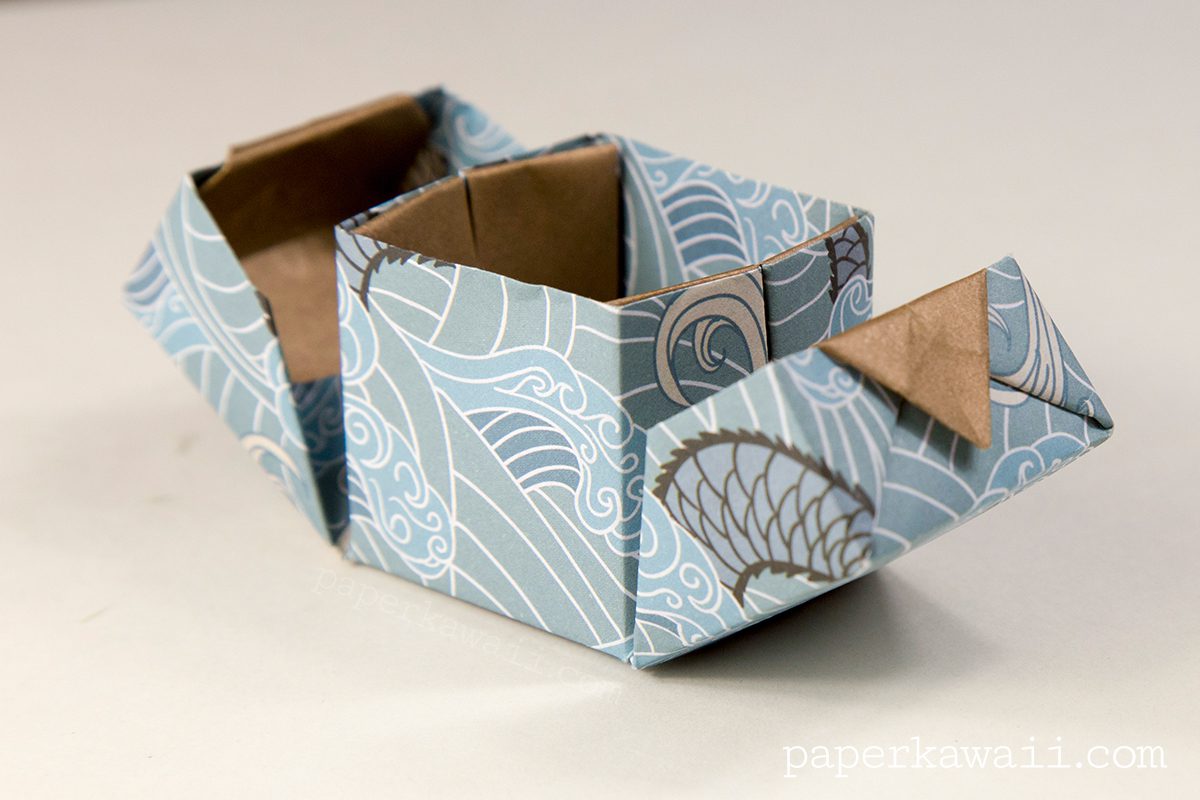 making ideas home creative jewelry at Origami Hinged  Kawaii Box  Paper Tutorial Video