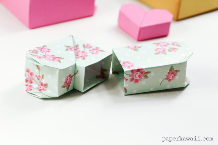 Origami Heart Box Video Instructions - Paper Kawaii