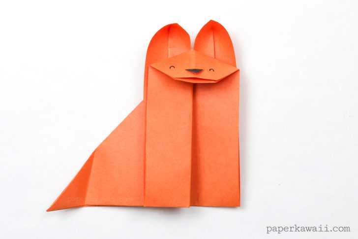 Easy Origami Fox - Video Tutorial - Paper Kawaii