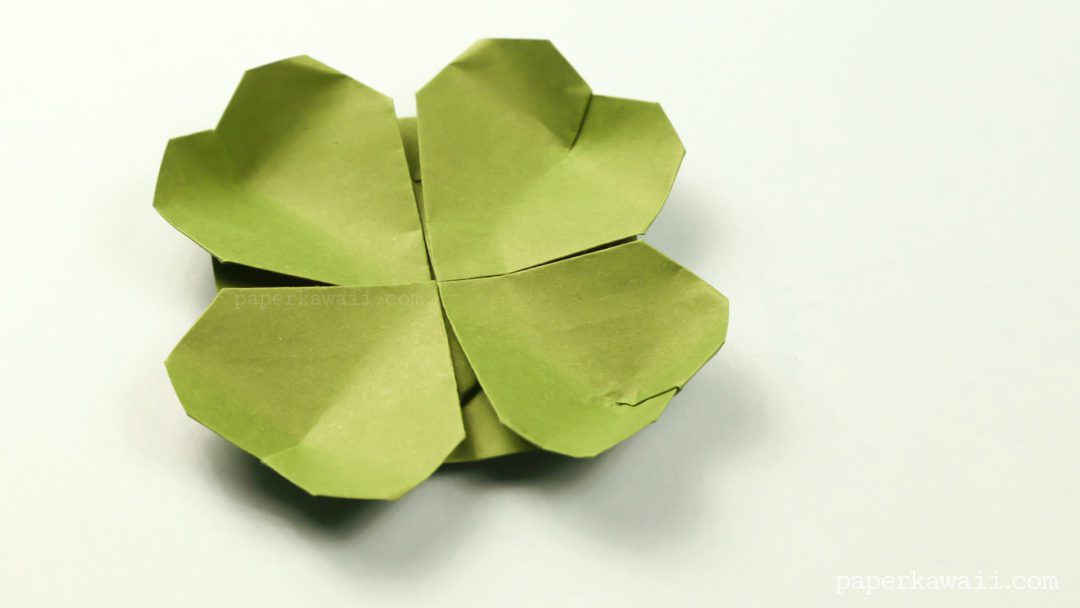 Origami Clover / Flower Instructions - Paper Kawaii