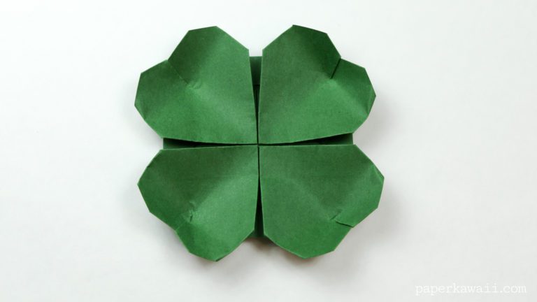 Origami Clover / Flower Instructions - Paper Kawaii