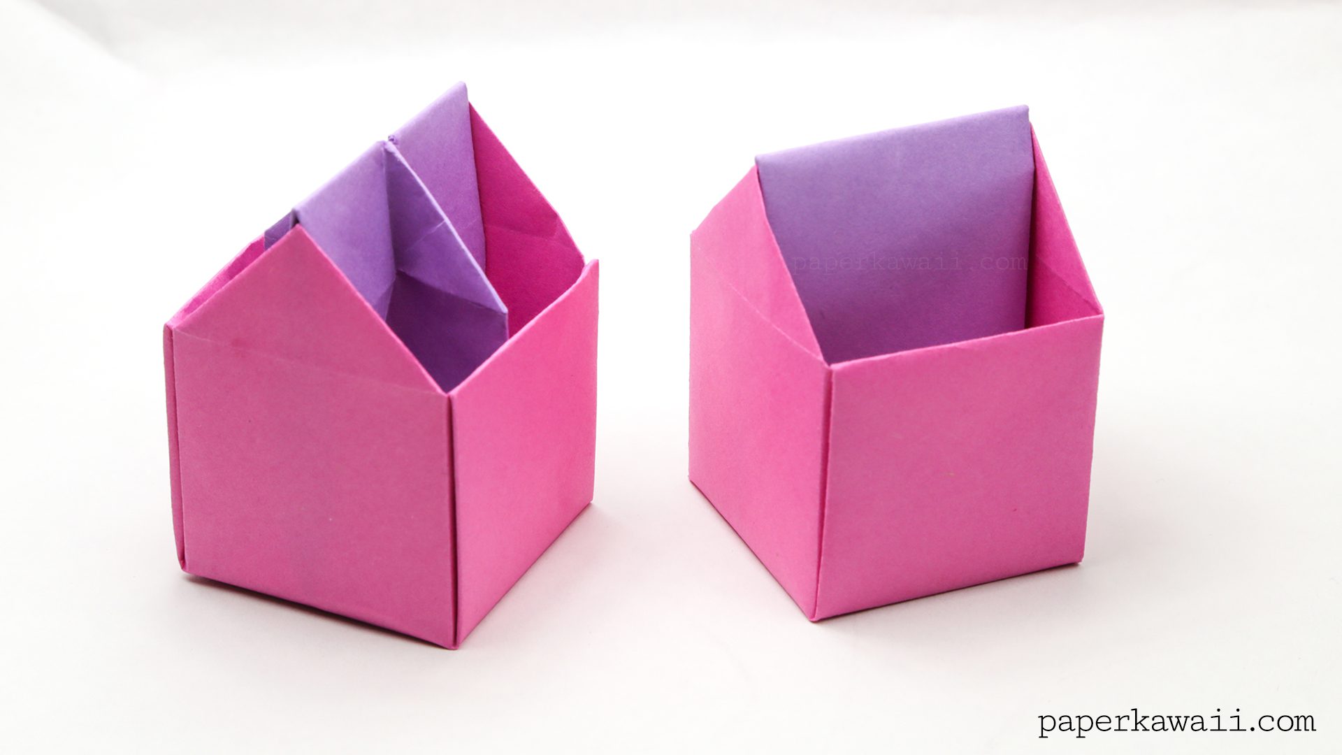 New Origami Box With Paper Origami