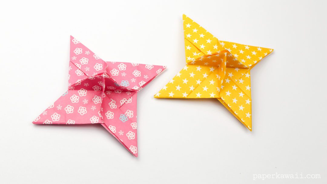 Origami Ninja Star Place Card Holder - Paper Kawaii