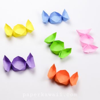 Easy Origami Candy Box Instructions - Paper Kawaii