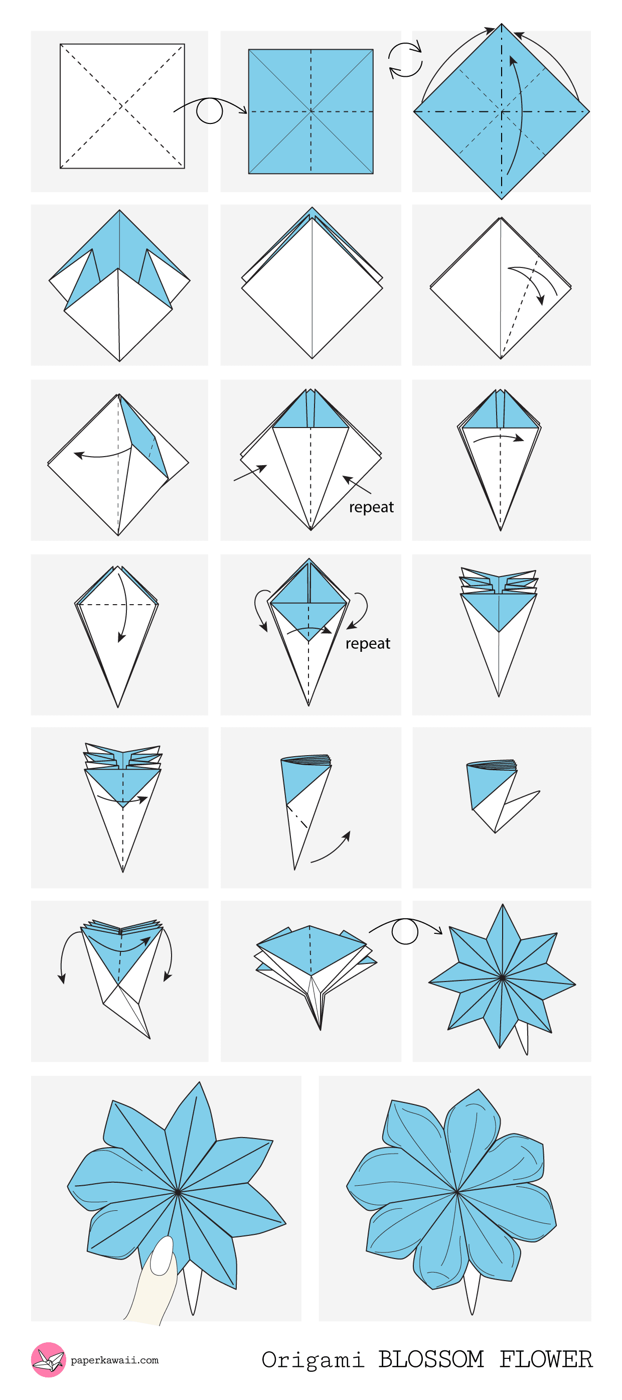 Origami Diagrams E books Downloads Paper Kawaii