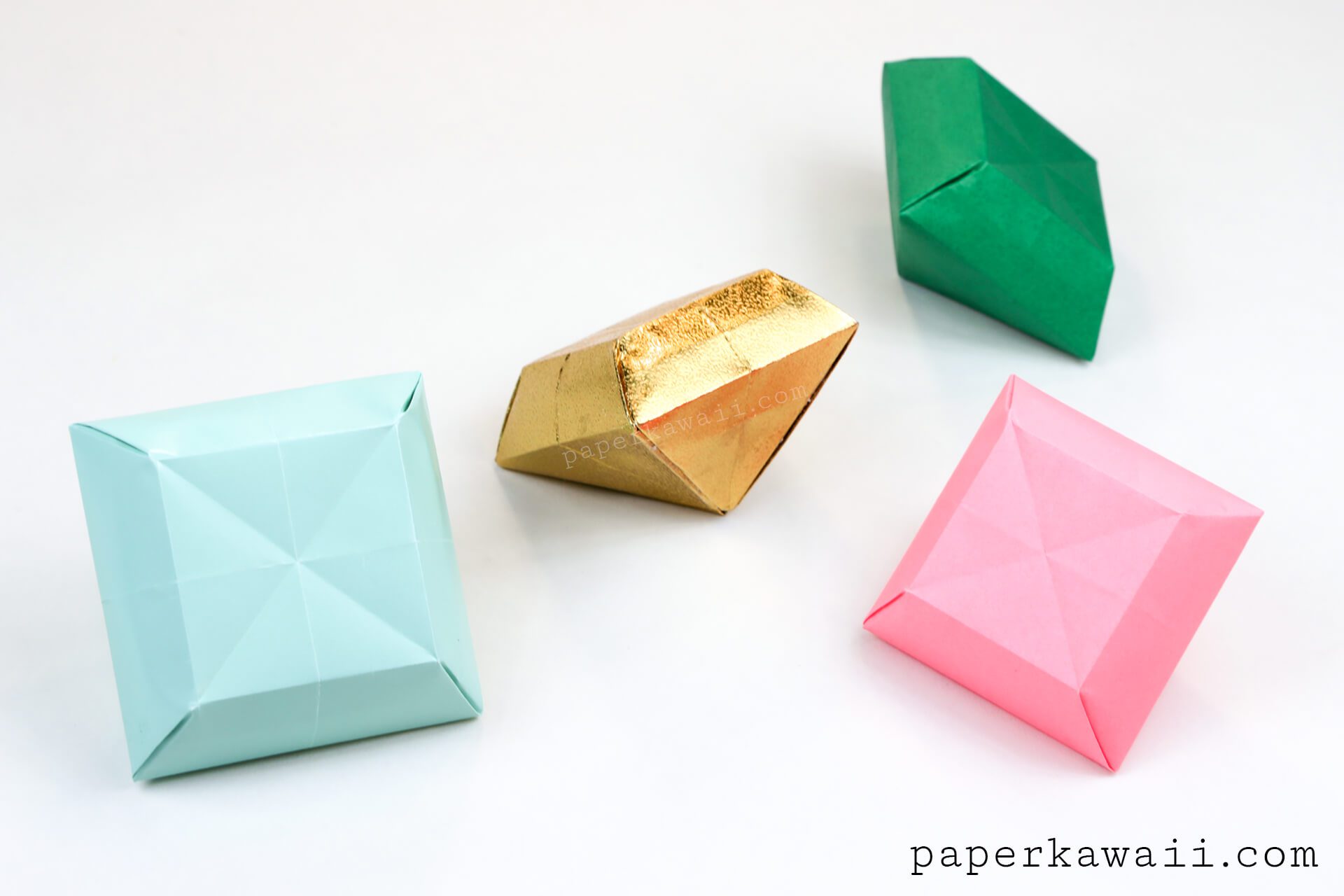 Origami Bow Tutorial - Paper Kawaii