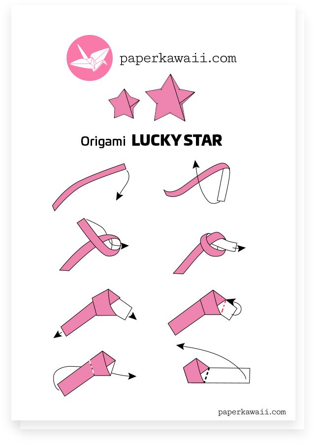 How To Make An Easy Origami Star - Folding Instructions - Origami