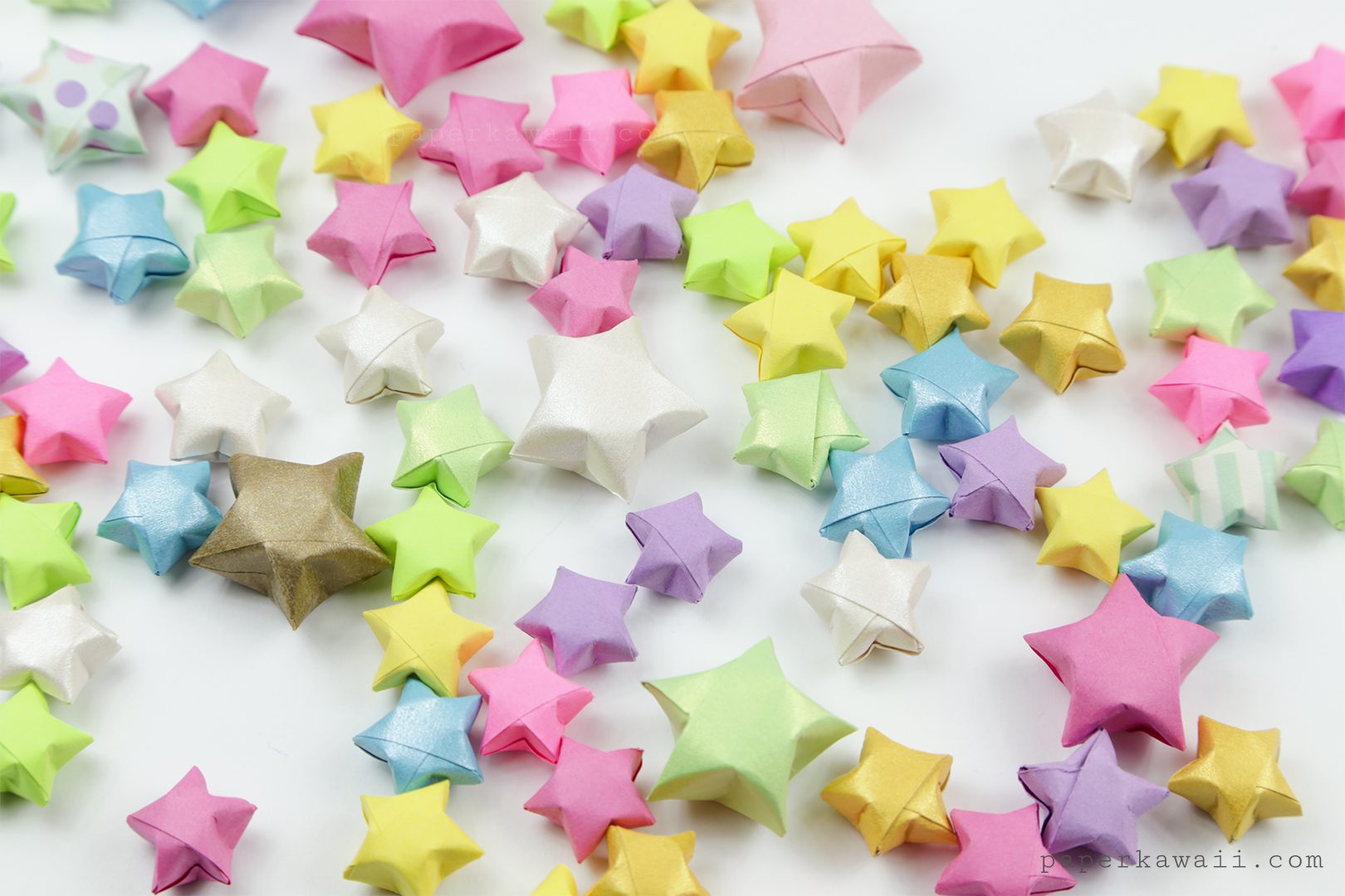 How to Make Origami Lucky Star - How to Make Easy Origami
