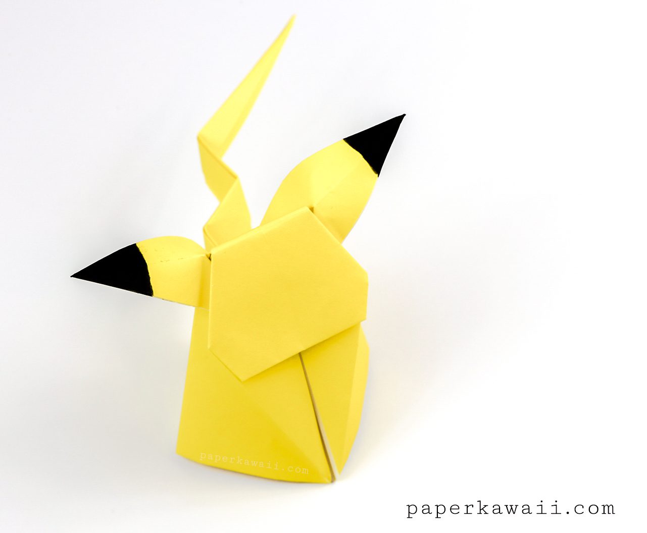 Origami Pikachu Tutorial - Cute Origami Pokemon - Paper Kawaii