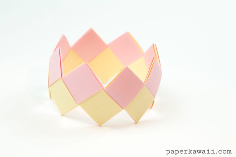 Modular Origami Bracelet Tutorial - Easy & Pretty - Paper Kawaii