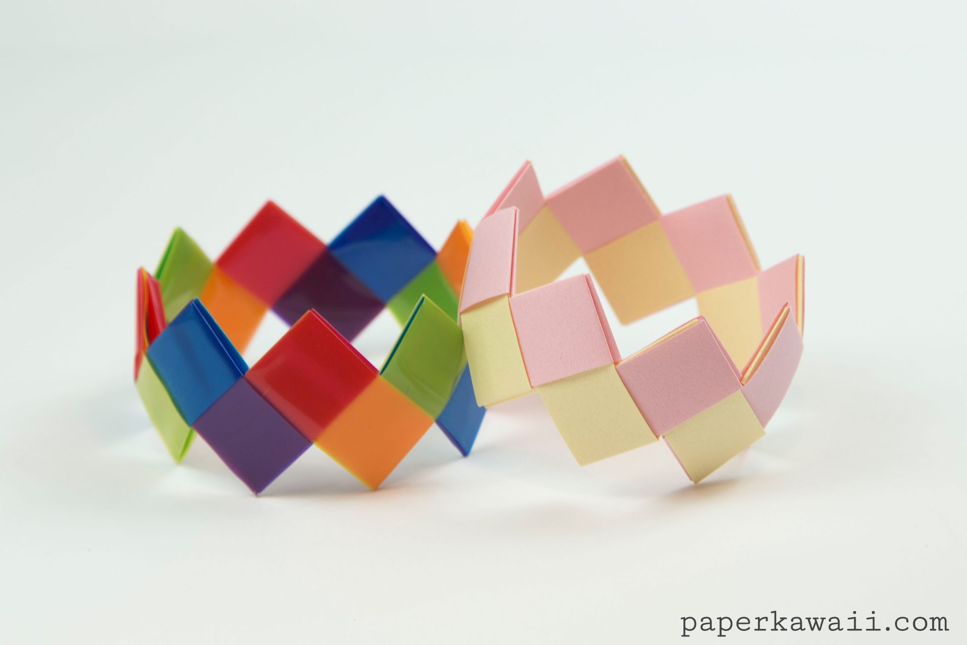 Flower Paper Bracelets for Kids - Easy Peasy and Fun