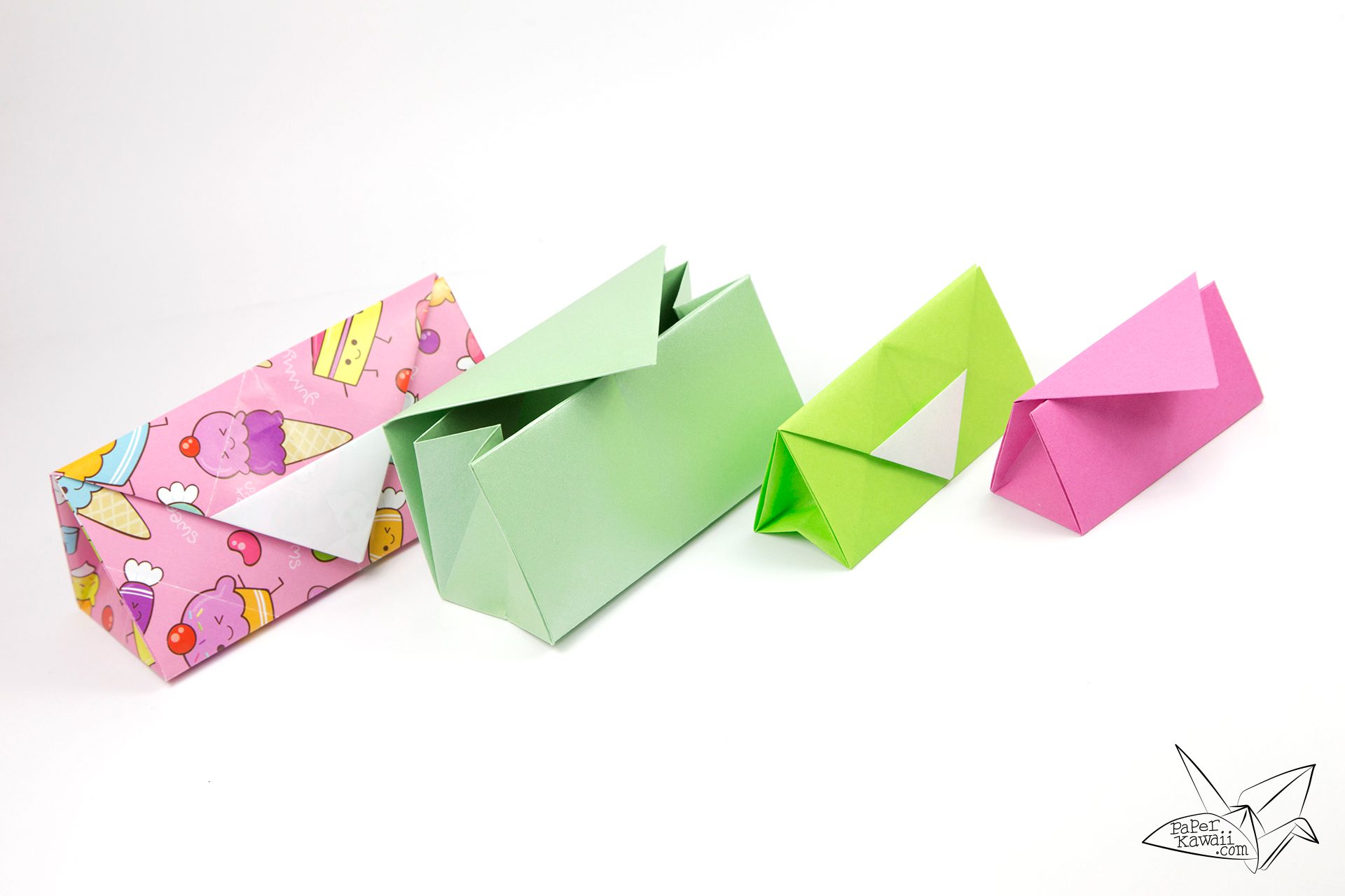 Origami Triangle Pouch FREE sewing pattern (with video) - Sew Modern Bags