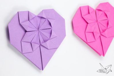 Money Origami Heart Tutorial - Paper Kawaii