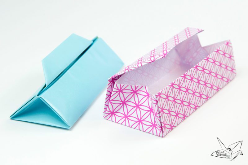 Triangular Origami Box Tutorial - Gift Box - Paper Kawaii