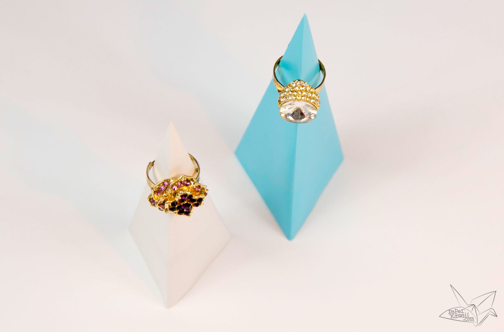 DIY Napkin Rings with Origami Paper and Bonus Fabric Napkin Tutorial