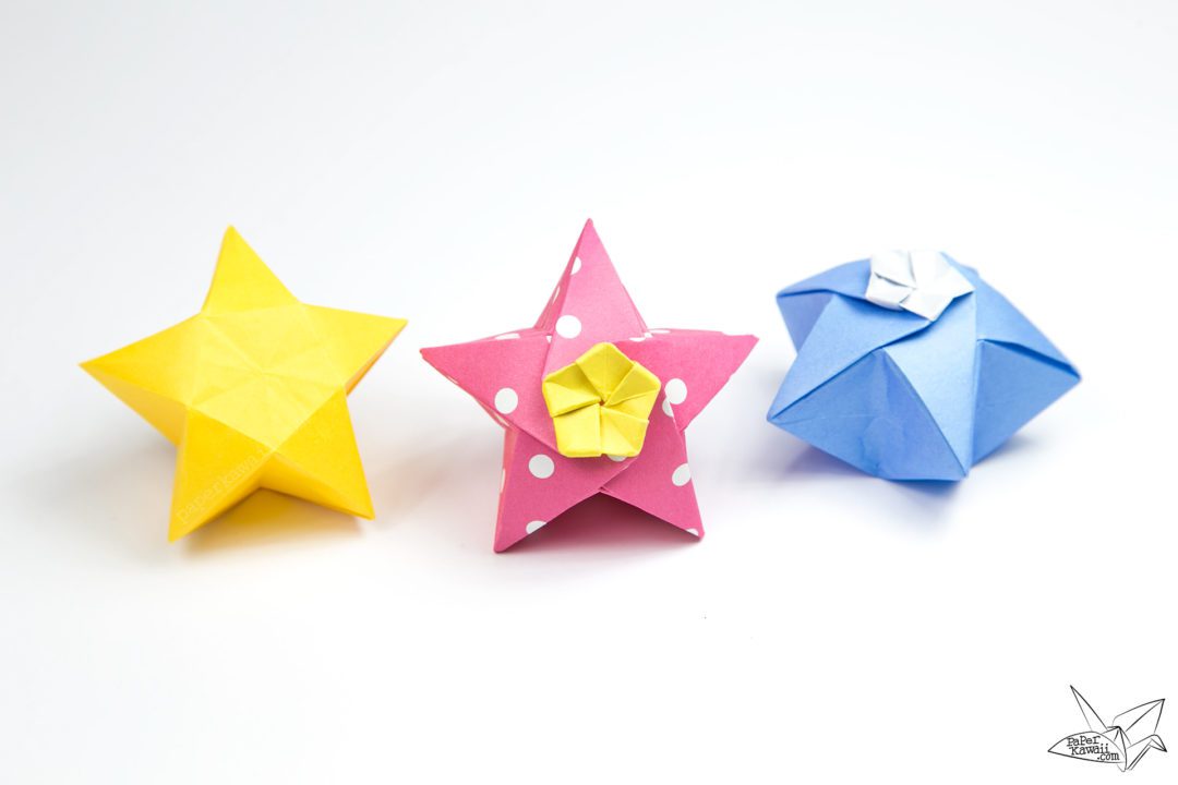 Origami Twinkle Star Tutorial - Puffy Stars - Paper Kawaii