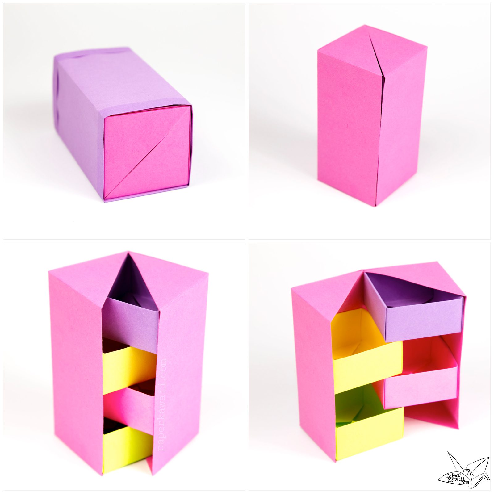 How To Make A Box With Paper Step By Step