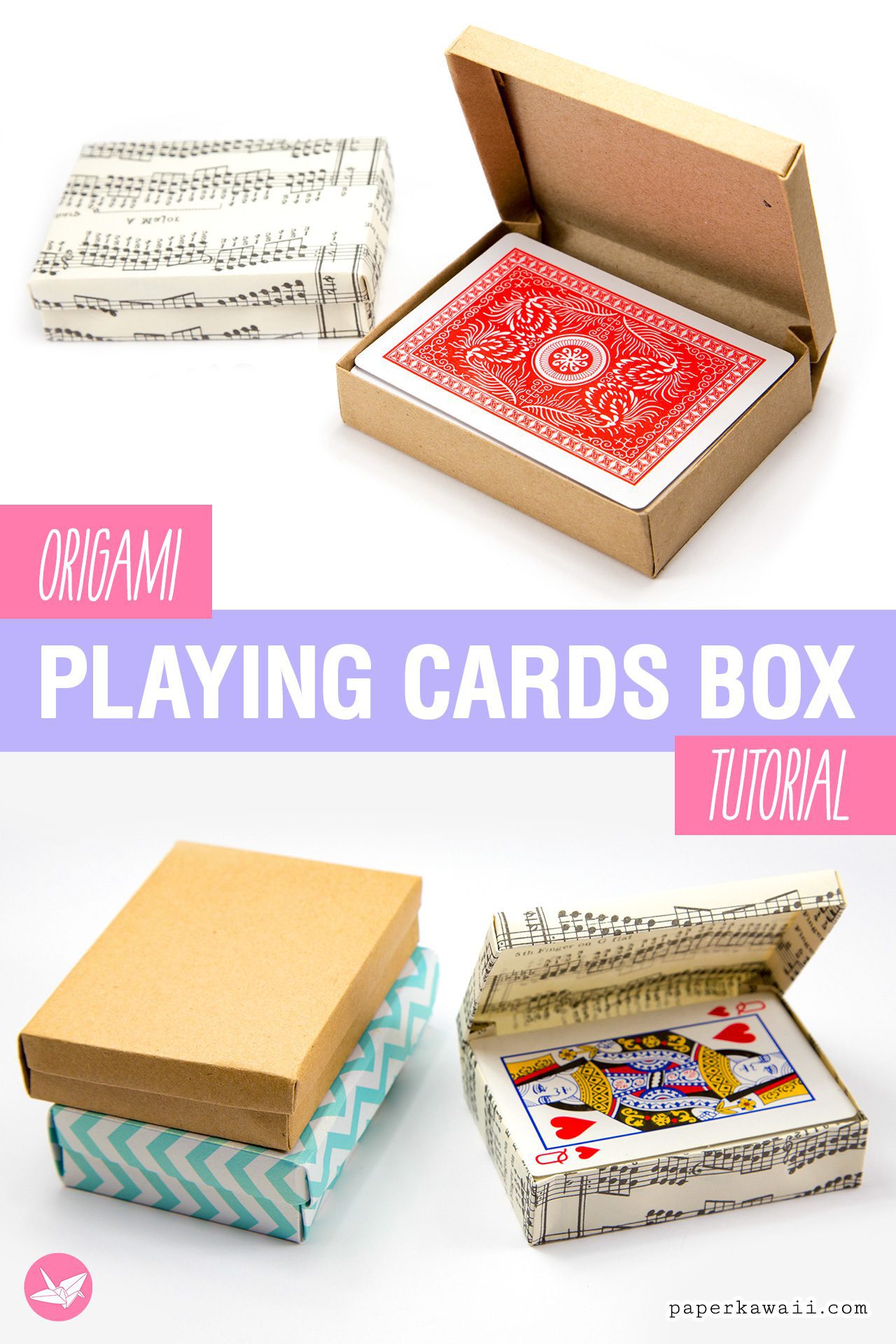 Origami Business Card Holder - I Try DIY