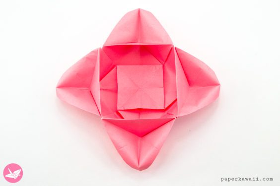 Origami Star Flower Bowl / Box Tutorial - Paper Kawaii