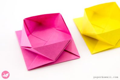 Modular Origami Pyramid Box Video Tutorial - Paper Kawaii