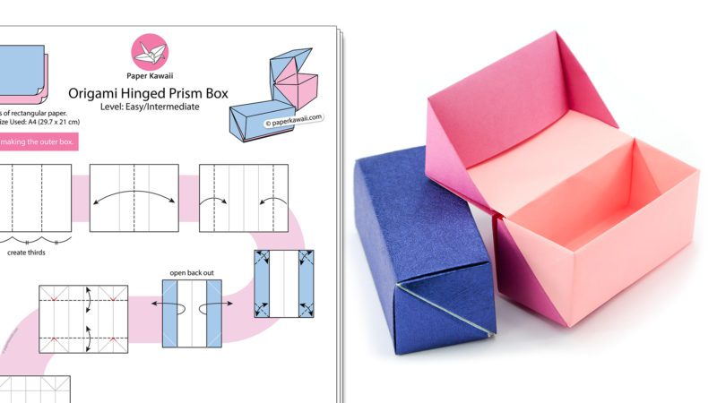 Origami Diagrams Paper Kawaii