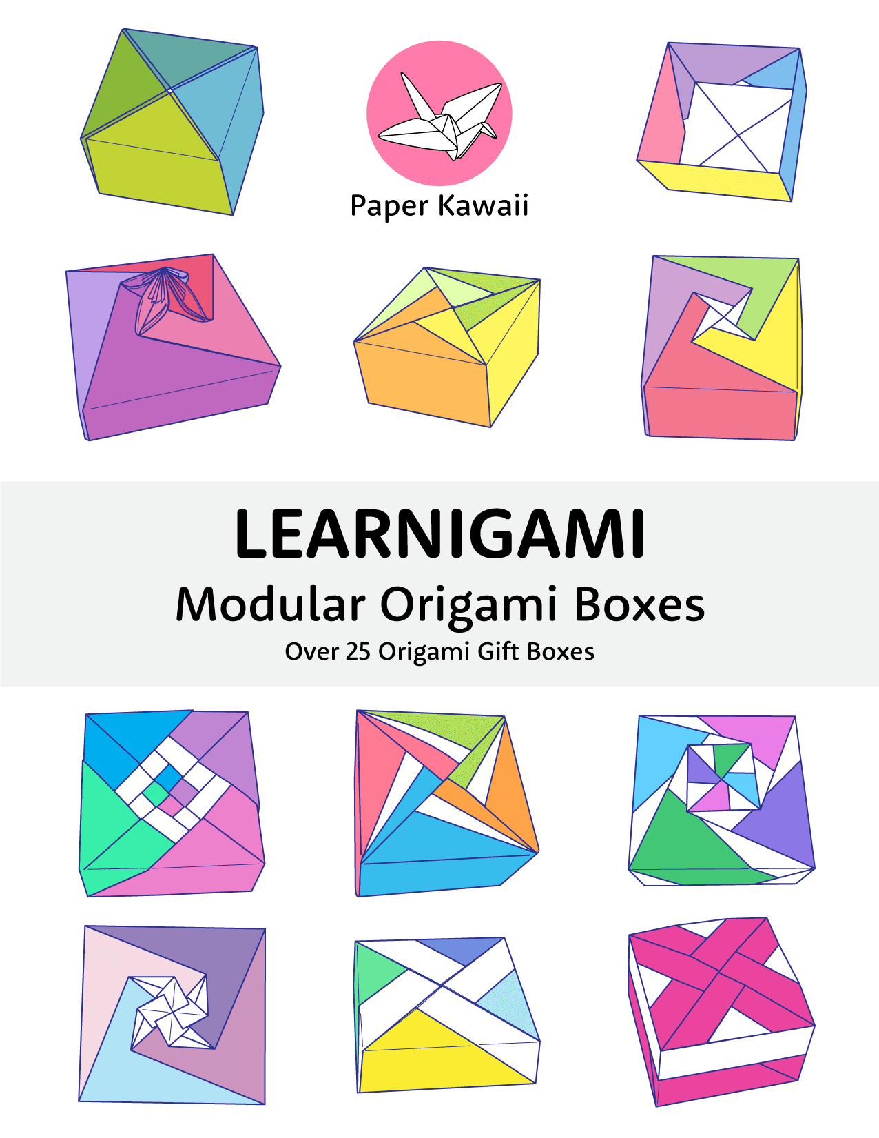 learnigami-modular-origami-boxes-ebook-tutorials-paper-kawaii