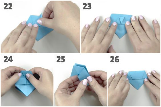 Origami Candy Box Step By Step Instructions - Paper Kawaii