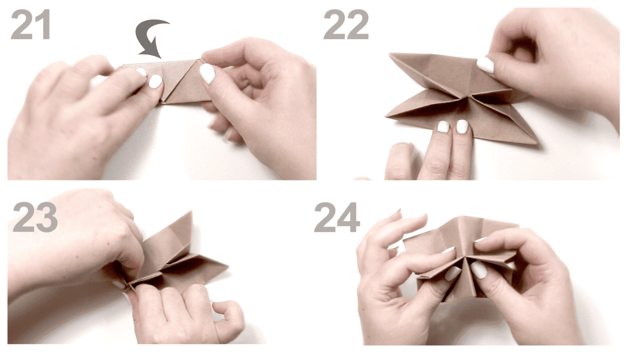 Origami Masu Box Divider Step By Step Instructions - Paper Kawaii