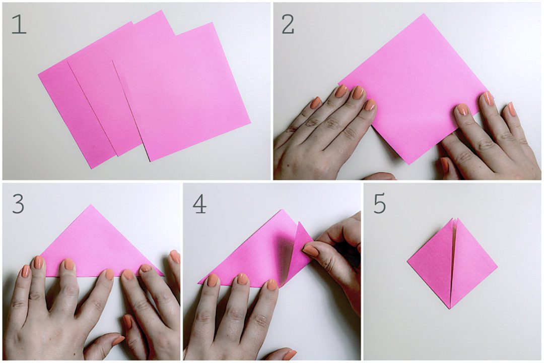 Origami Candy Box - Modular Step By Step Instructions - Paper Kawaii