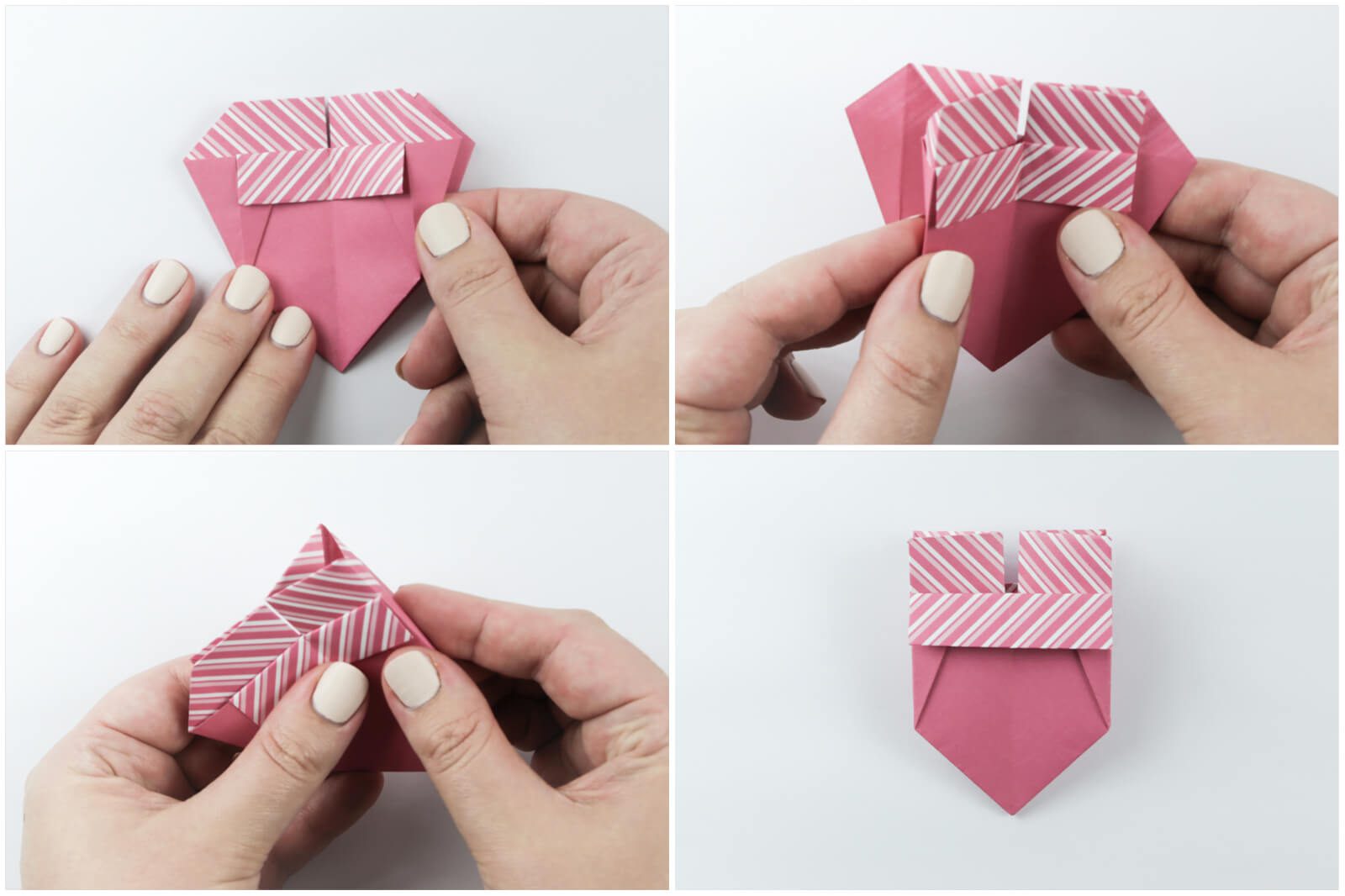 Origami Box With Flaps Step By Step Instructions - Paper Kawaii