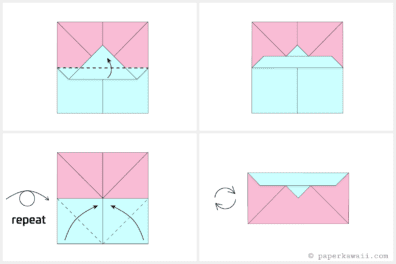 Origami Envelope Wallet Photo Tutorial Step By Step Instructions ...