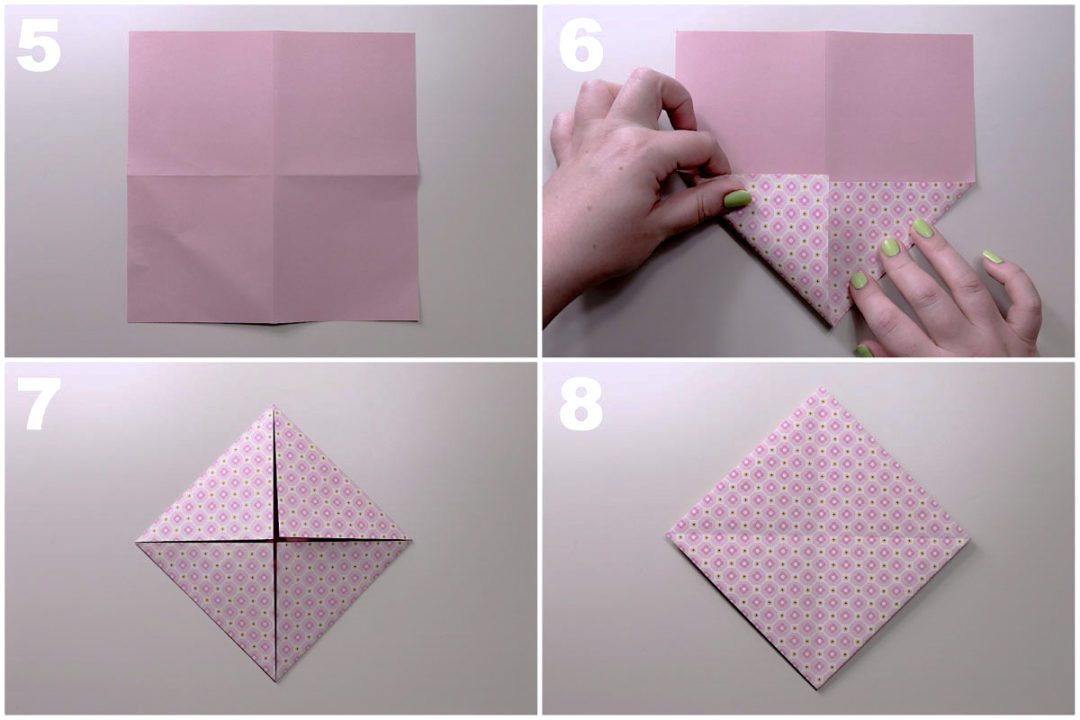 Origami Masu Box Gem Lid Step By Step Instructions - Paper Kawaii