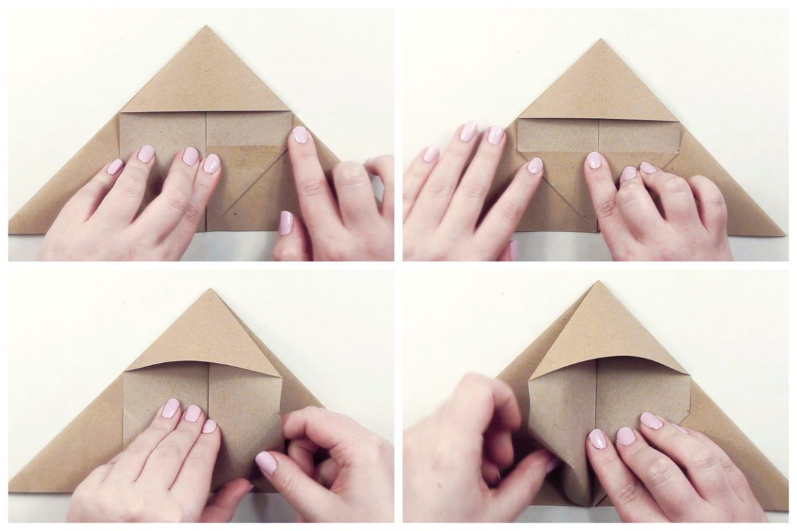 Origami Paper Pocket Photo Tutorial Step By Step Instructions - Paper ...