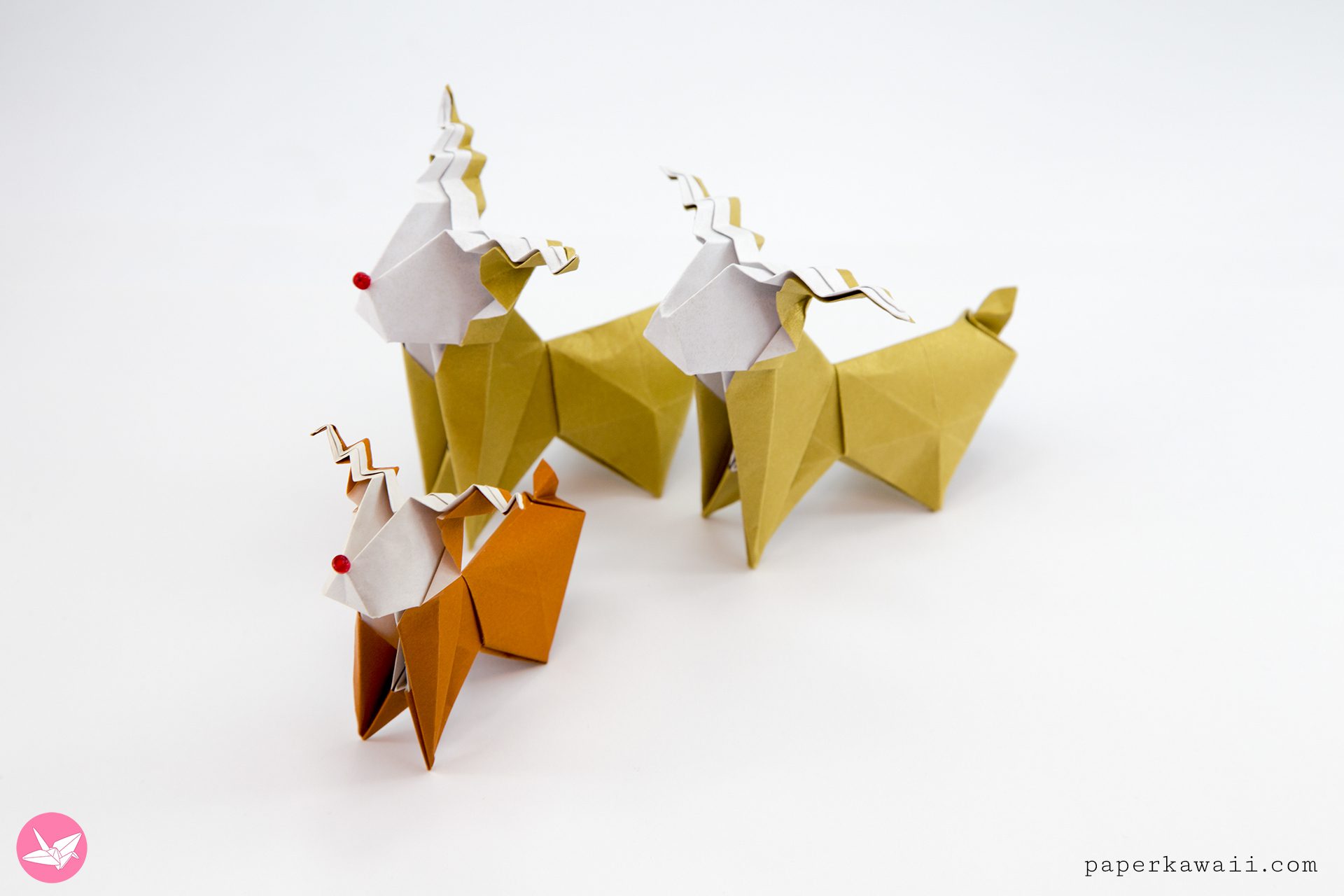 how to make 3d origami animals