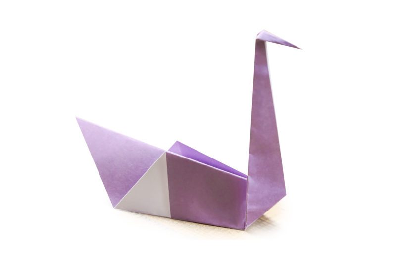 Origami Swan Step By Step Instructions - Paper Kawaii