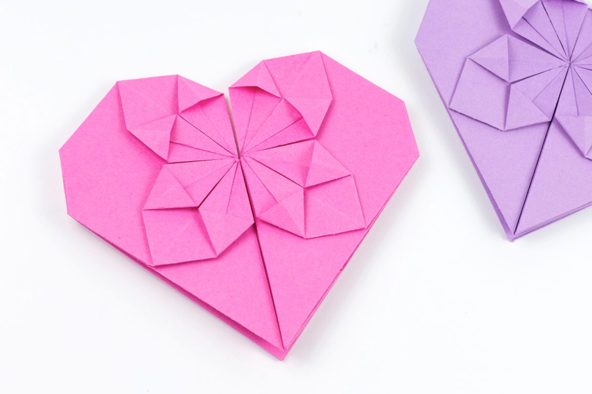 Origami Money Heart Photo Tutorial Step By Step Instructions - Paper Kawaii