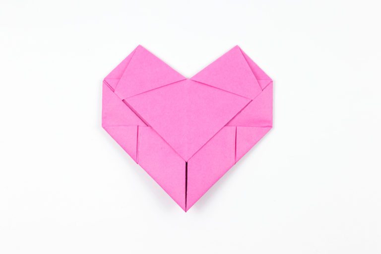 Origami Heart Letterfold Photo Tutorial Step By Step Instructions ...