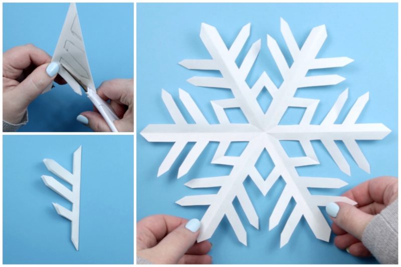 Kirigami Snowflake Photo Tutorial Step By Step Instructions