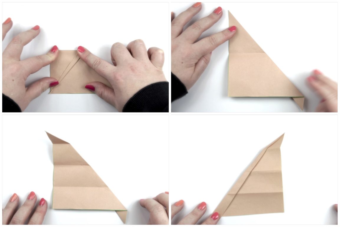 Simple Origami Leaf Photo Tutorial Step By Step Instructions