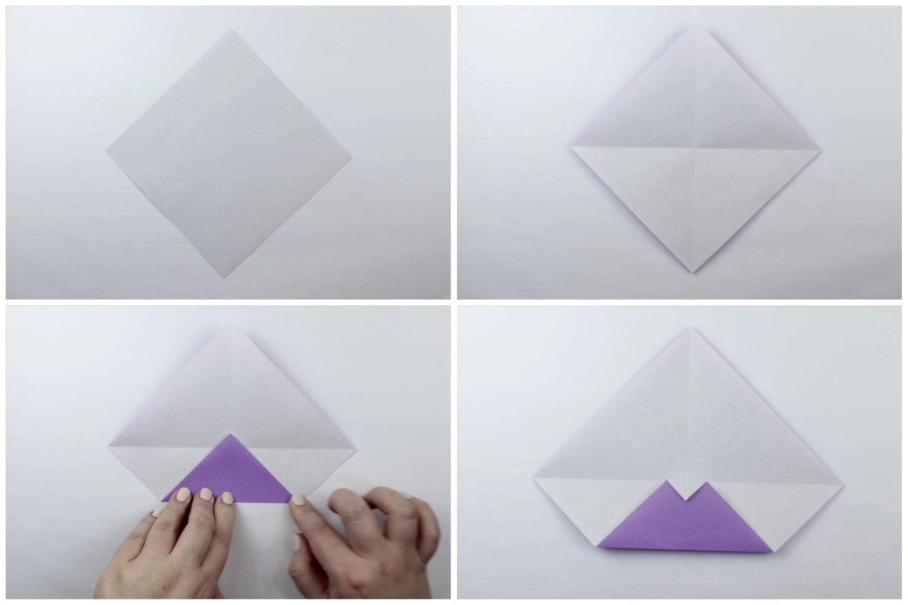 Origami Small Square Tato Photo Tutorial Step By Step Instructions ...