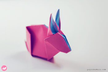 Origami Bunny Rabbit Tutorial - Paper Kawaii