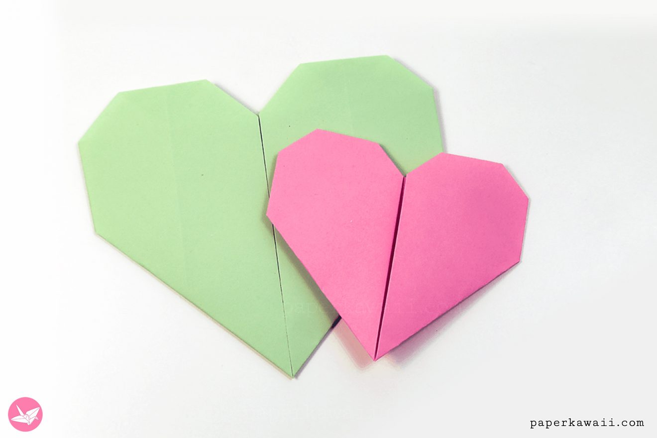 Origami Opening Heart Box / Envelope Tutorial - Francis Ow - Paper Kawaii