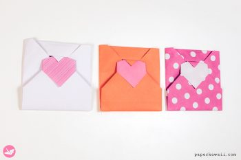 Origami Heart Envelope Video Tutorial - Francis Ow - Paper Kawaii