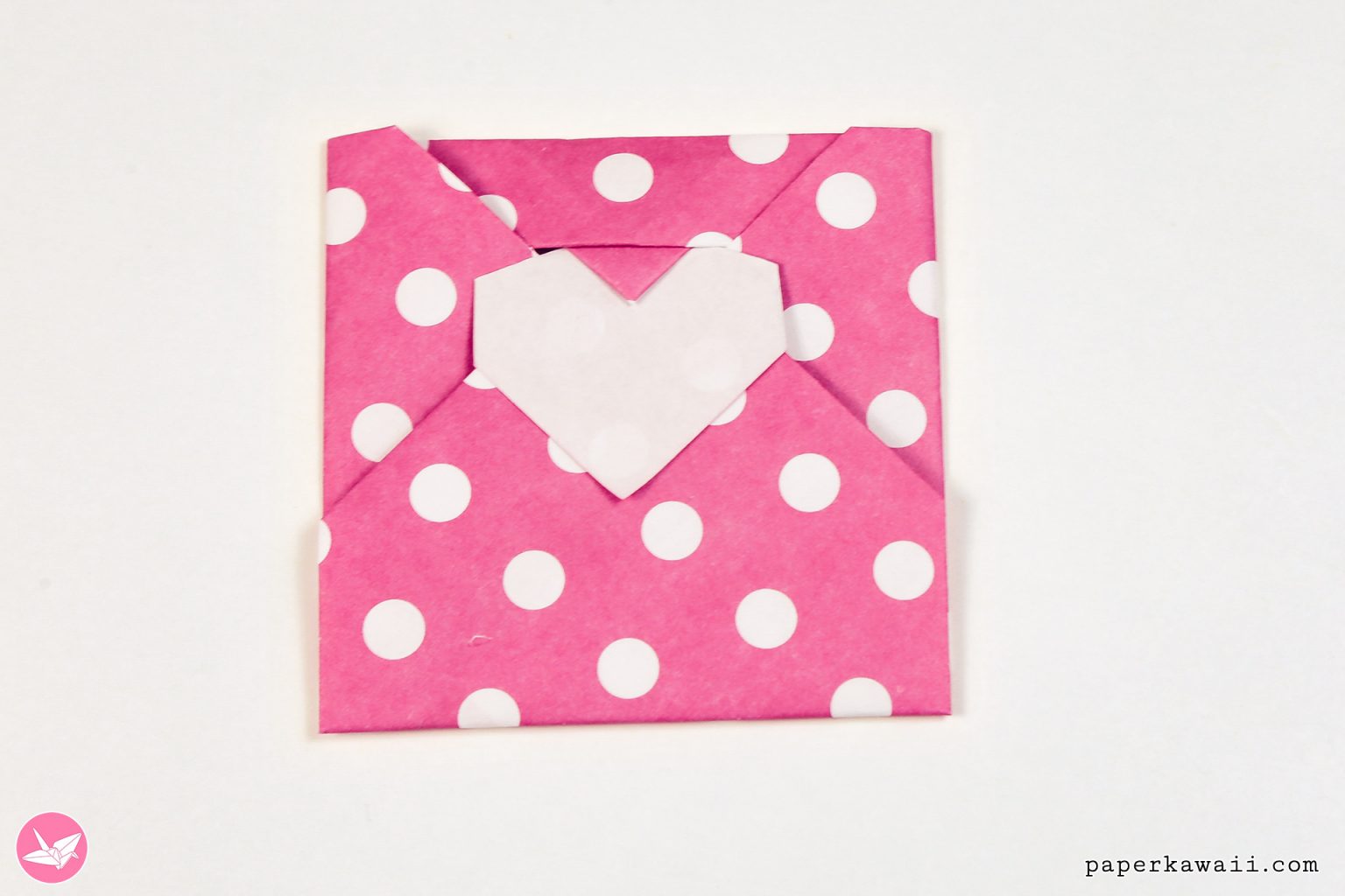 Origami Heart Envelope Video Tutorial - Francis Ow - Paper Kawaii