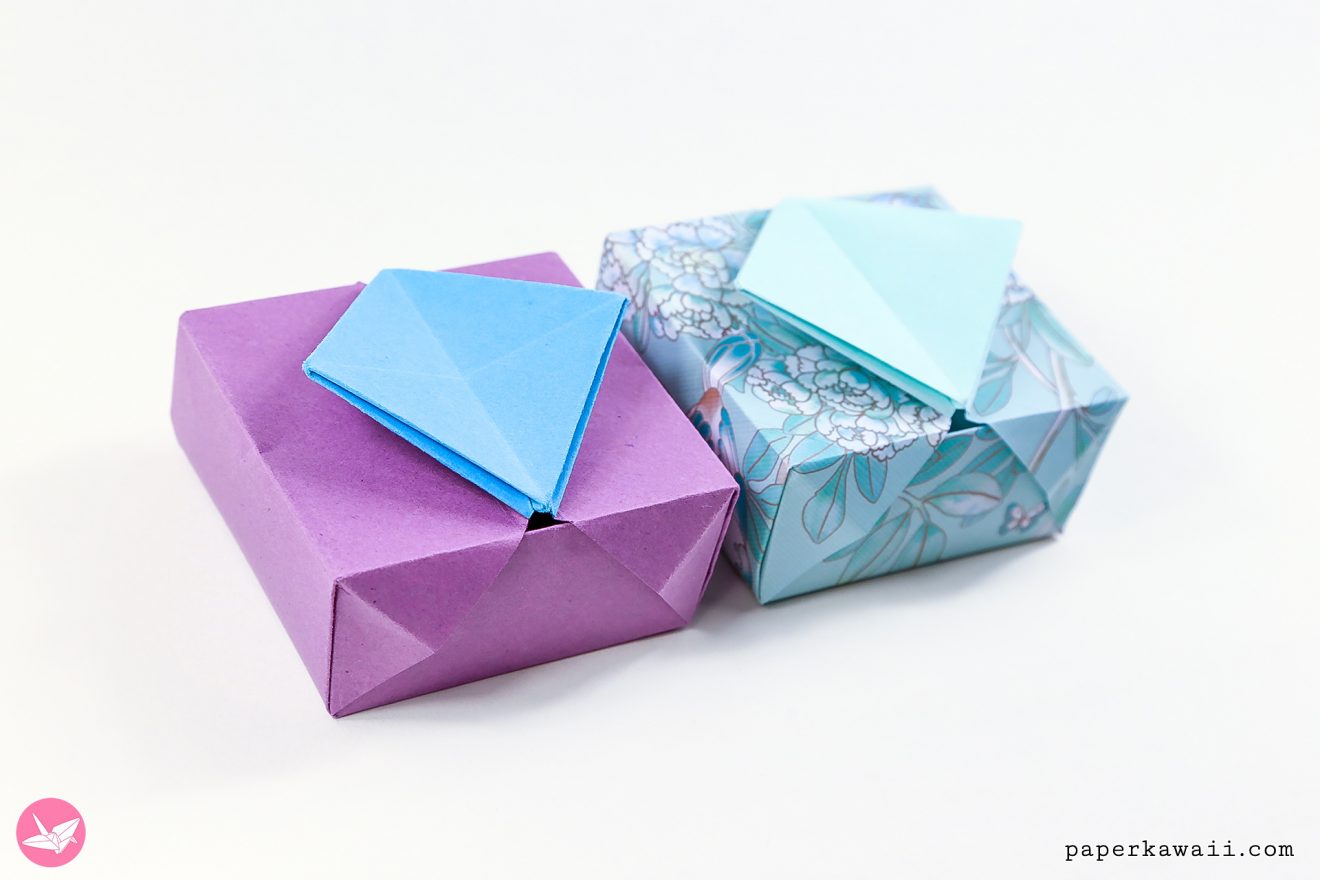 Origami Gatefold Box Instructions - Paper Kawaii