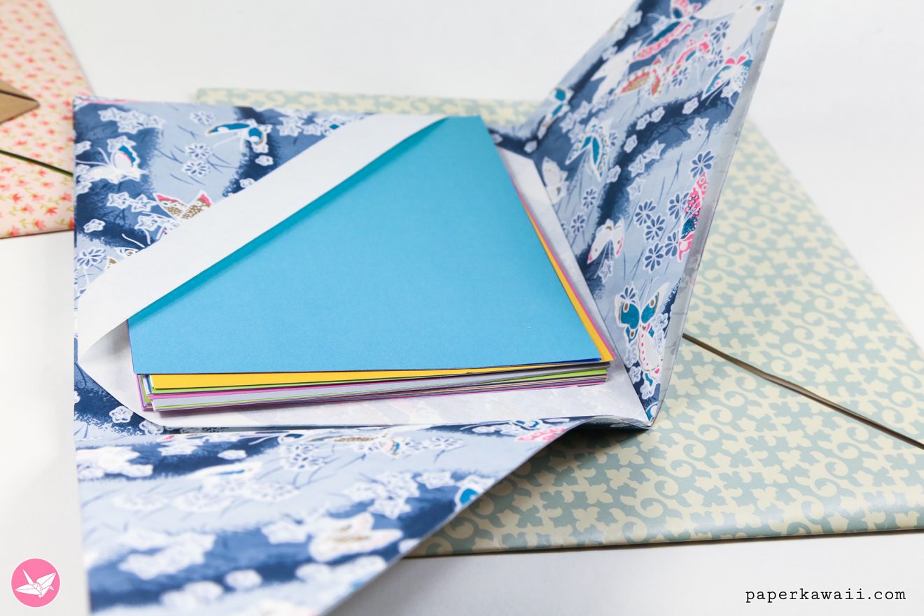 Origami Paper Pocket Photo Tutorial Step By Step Instructions - Paper ...